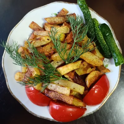 Жареная картошка на курдюке (на сковороде) — рецепт с фото | Рецепт | Еда,  Идеи для блюд, Жареная картошка
