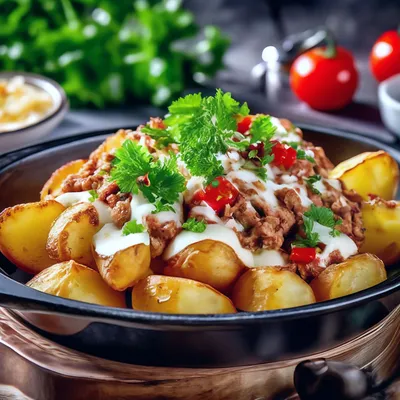 Жареная картошка с лисичками и луком на сковороде - пошаговый рецепт с фото  на Повар.ру