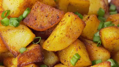 Жареная картошка. | Вкусняшки | Дзен