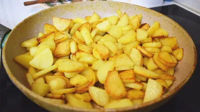 Жареная картошка! Несколько секретов как пожарить очень вкусную картошку -  YouTube
