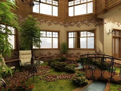 Зимний сад коттеджа или частного загородного дома по цена от 20000 руб от  компании «Дойче Фасад»