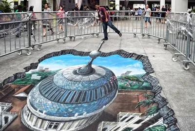 Уличные 3D-рисунки на асфальте. Проект Planet Streetpainting: Идеи и  вдохновение в журнале Ярмарки Мастеров