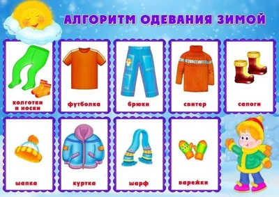 Весенняя одежда картинки для детей (Большое количество фото) - drawpics.ru