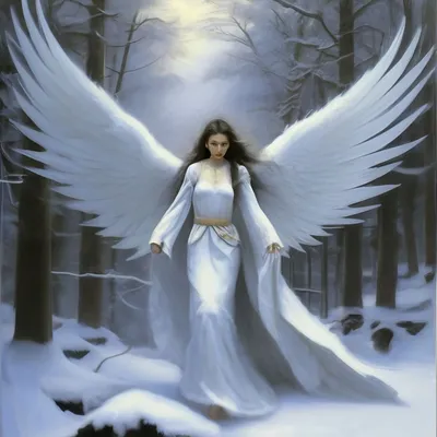 Ангел В Снегу. Фотография, картинки, изображения и сток-фотография без  роялти. Image 11530042