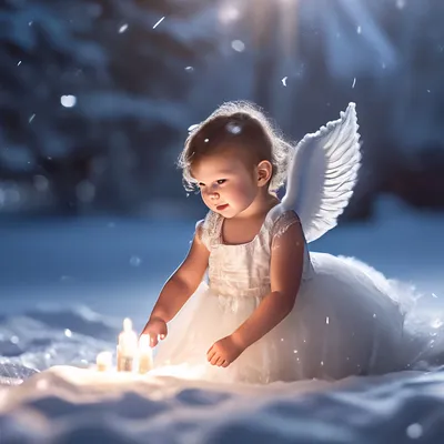 Снежный ангел, сделанный ребёнком в снегу. мальчик лежит в снегу. зимние  каникулы. вид сверху Стоковое Фото - изображение насчитывающей зима,  прозодежды: 235959698