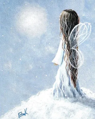 Ангел в лесу рисунок - 69 фото