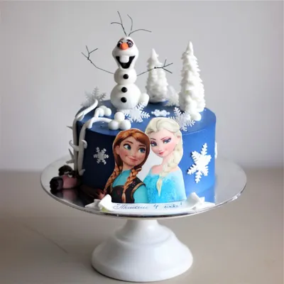 Торт принцессы Анна и Эльза