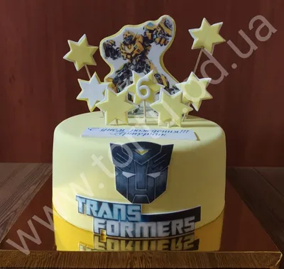 Заказать Торт Трансформер - «3D Бамблби» в Киеве| «Tortello»