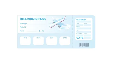 Как Выглядит Билет на Самолет | Электронный Авиабилет E-ticket Как  пользоваться? - Путешествия и туризм