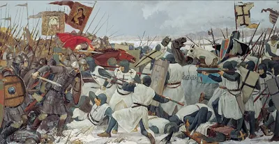 5 апреля 1242 года на Чудском озере произошло Ледовое побоище - Российское  историческое общество