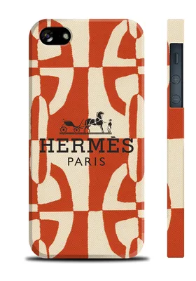 Брендовый чехол для iPhone 5/5S - Hermes