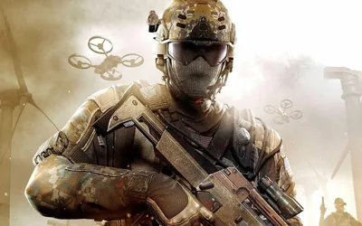 Современный воин Call of Duty 4 - обои на рабочий стол