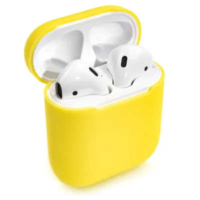 Силиконовый чехол для Apple AirPods - Желтый