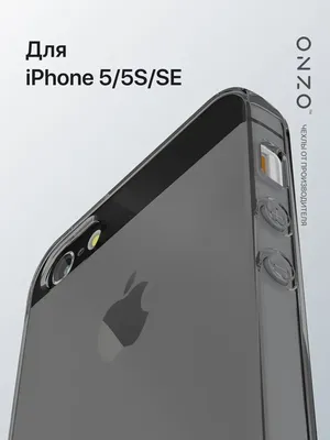 Чехол на Айфон 5S Айфон 5, SE прозрачный чехол на iPhone 5s ONZO 8076477  купить в интернет-магазине Wildberries