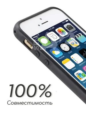 Чехол для iPhone 5/5s/SE накладка силиконовая прозрачная с перфорацией -  купить с доставкой по выгодным ценам в интернет-магазине OZON (843382147)