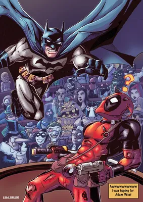 http://liamshalloo.deviantart.com/art/Batman-vs-Deadpool-330699735 |  Deadpool, Batman vs, Deadpool funny