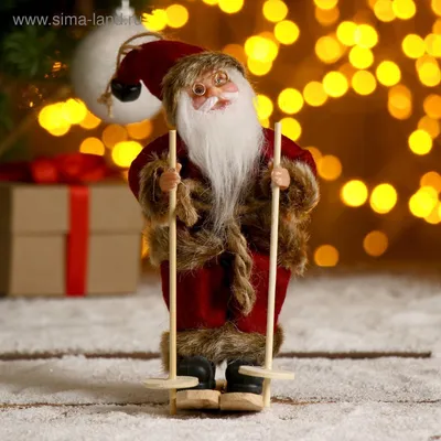 Дед Мороз Шапка Кататься На Лыжах - Бесплатная векторная графика на Pixabay  - Pixabay