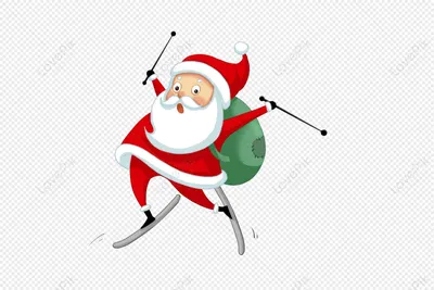 Дед Мороз \"В красной шубке, на лыжах\" 29 см (ID#201690600), цена: 36.71  руб., купить на Deal.by