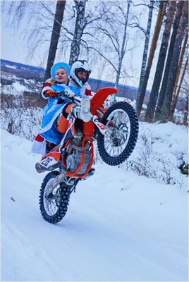 Дед мороз на мотоцикле картинки фотографии