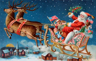 Статуэтка Дед Мороз на оленях Villa d'Este - купить в Киеве (Украине) |  Магазин Villa Grazia