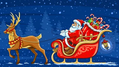 Дед Мороз на оленях с подарками /VICTORIAN/ — KOMOZJA FAMILY — Ёлочные  игрушки