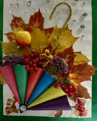 Фото детских поделок из шишек на тему осень | Осенние поделки, Поделки,  Детские поделки