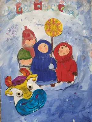 ЗИМА.СЮЖЕТНЫЕ КАРТИНКИ #paзвиmиepeчи #зимa | Интересный контент в группе  Копилка педагога | Рождественское художественное оформление, Рождественские  иллюстрации, Детские рождественские открытки