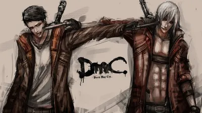 Обои на рабочий стол Данте / Dante из игры DmC: Devil May Cry, обои для рабочего  стола, скачать обои, обои бесплатно