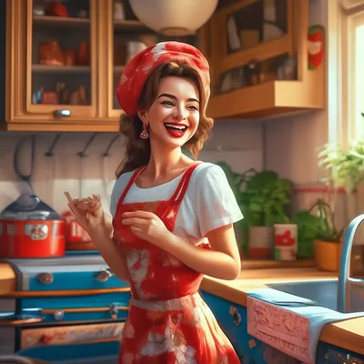Женщина на кухне (64 фото) » НА ДАЧЕ ФОТО