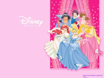 Обои для рабочего стола Disney принцессы в красивых платьях