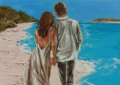 двое влюбленных вместе на пляже, думая о жизни Стоковое Фото - изображение  насчитывающей вечер, воображение: 219947462