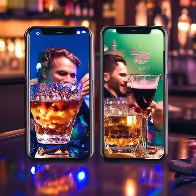 Обои на два экрана телефона, двойные обои на заставку