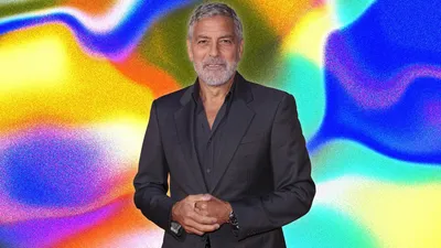 Картинка Джорджа Клуни в стиле арт