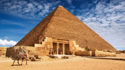 Обои на рабочий стол Пирамида Хеопса, Египет / Egypt, обои для рабочего  стола, скачать обои, обои бесплатно