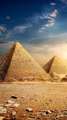 Фон рабочего стола где видно 2880х1800, Египет, пустыня, пирамида, верблюд,  песок, небо, камни, Африка, сооружение, Egypt, desert, pyramid, camel,  sand, sky, stones, Africa, construction