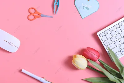 Женская мода розовый офис рабочего стола фоновая карта И картинка для  бесплатной загрузки - Pngtree