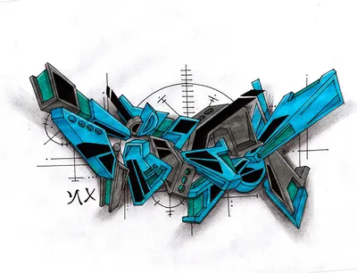 Sketchy graffiti - Asem - Petrograff
