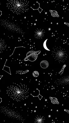 Doodle space | Planets wallpaper, Cute wallpaper backgrounds, Space phone  wallpaper
