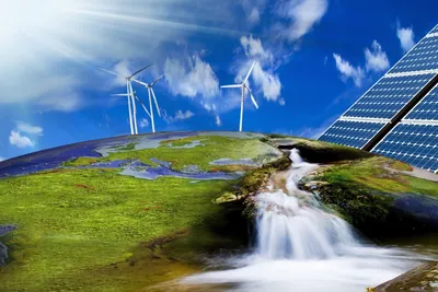 Земные ресурсы энергии солнца и ветра