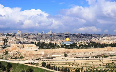 Обои Города Иерусалим (Израиль), обои для рабочего стола, фотографии  города, иерусалим, израиль, панорама Обои для рабочего стола, скачать обои  картинки заставки на рабочий стол.