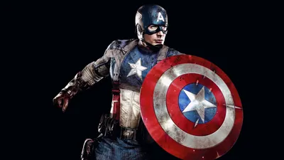 Обои на рабочий стол Щит Капитана Америки / Captain America супергероя из  комиксов компании Marvel Comics, обои для рабочего стола, скачать обои,  обои бесплатно
