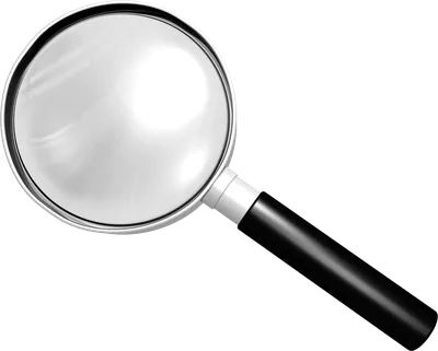 Экранная лупа реалистичная Loupe на прозрачном фоне 3d со стеклянной и  темной палкой. Иллюстрация вектора - иллюстрации насчитывающей микроскоп,  стекло: 208745376
