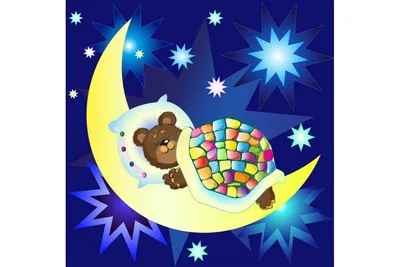 Мобиль на кроватку Felt Dreams Мишка на Луне голубой купить в Москве в  интернет-магазине LEMI KIDS