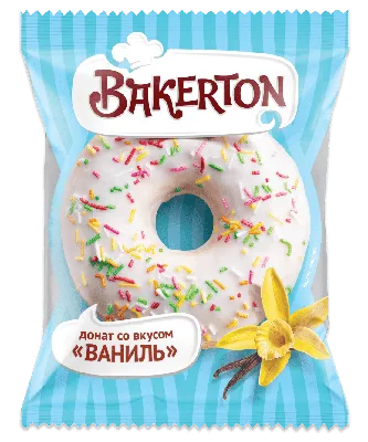 Донат BAKERTON с начинкой \"Ягодный микс\", 70 г купить по цене 57 руб. -  состав и отзывы в интернет-магазине Хлебпром
