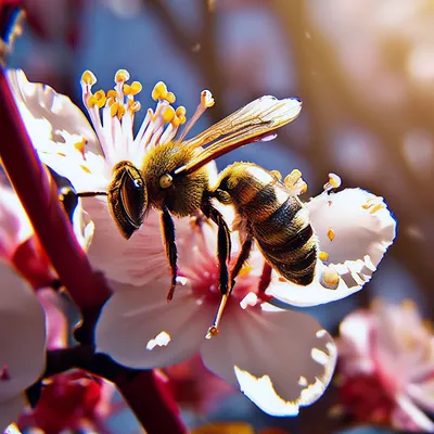 Bee on helenium flower * Пчела на цветке гелениума | Flickr