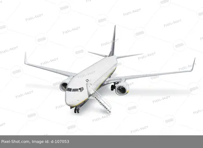 Самолет, изолированные на белом фоне. обтравочный контур и вырез.  путешествия и транспорт. | Премиум Фото