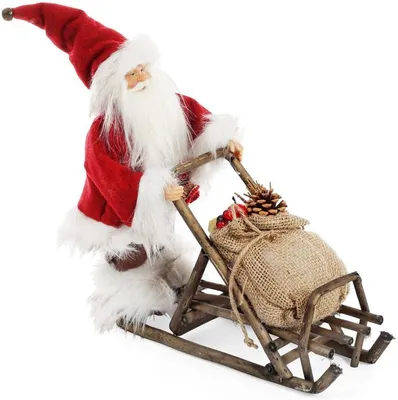 Санта-Клаус Дед Мороз Рождественские сани, санки санты, млекопитающее,  праздники, новогоднее украшение png | PNGWing