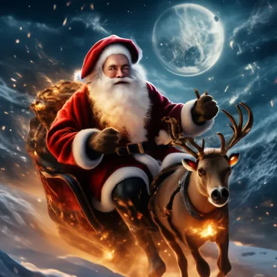 дед мороз в санях PNG , рождественская шапка, Санта Клаус, рождество PNG  картинки и пнг PSD рисунок для бесплатной загрузки