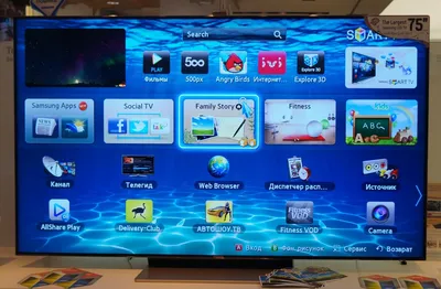 Телевизор Samsung Smart 3D UE75ES9007: огромный и очень умный / Умные вещи
