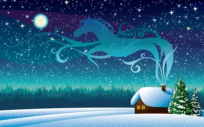 Drawing for Christmas 1440 x 900 widescreen Wallpaper